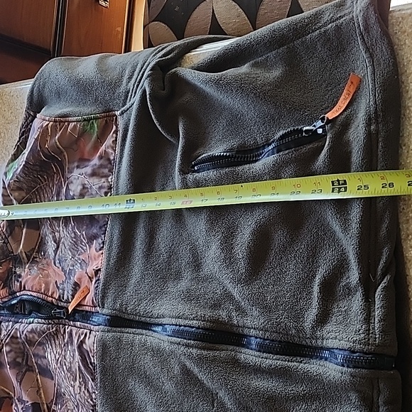 Trail Crest Men's Mossy Oak Fleece Jacket Size 2X - Picture 11 of 11
